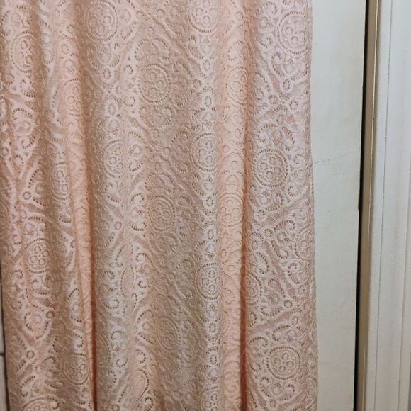 Espresso Soft Pink Lace Mini Dress - Picture 5 of 12